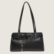 Bolsa feminina Carafori vinho em couro ecológico premium, versátil e refinada para todas as ocasiões.