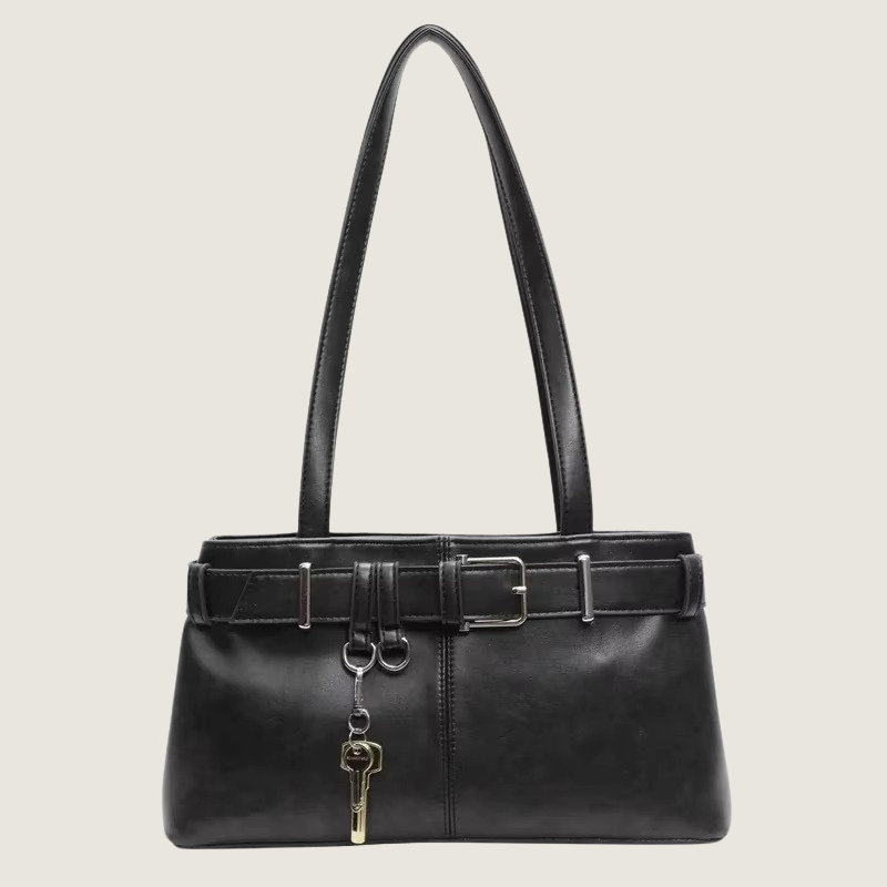 Bolsa feminina Carafori vinho em couro ecológico premium, versátil e refinada para todas as ocasiões.
