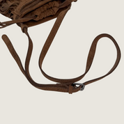 Mini bolsa feminina Carafori marrom casual e versátil para o dia a dia