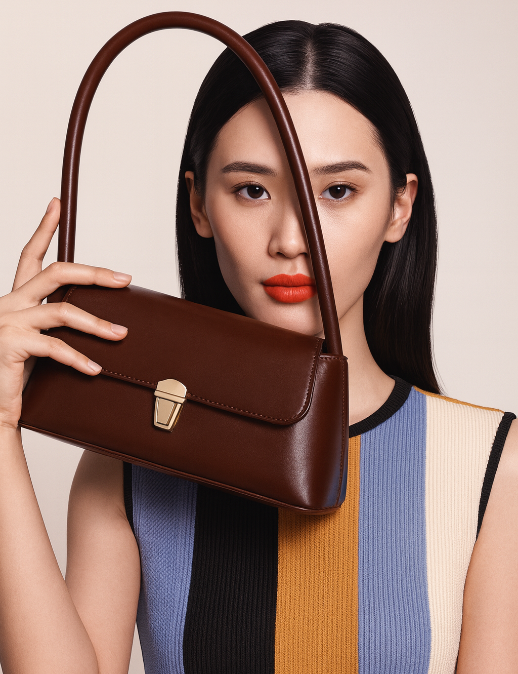 Carafori Ella Bolsa Elegance, exclusividade em formato moderno, com linhas minimalistas e acabamento artesanal refinado.