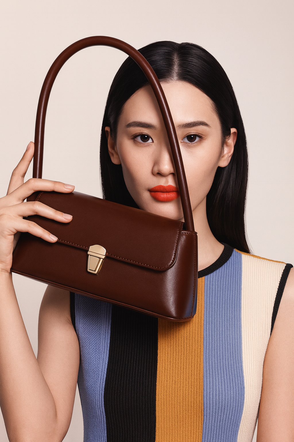 Carafori Ella Bolsa Elegance, exclusividade em formato moderno, com linhas minimalistas e acabamento artesanal refinado.