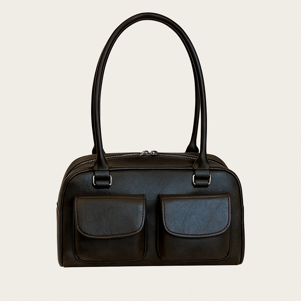 Bolsa Carafori Retro com Bolsos Duplos